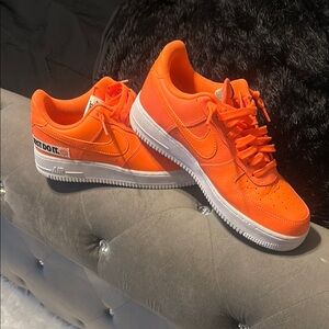 Nike Orange Sneakers with Sporty Design
